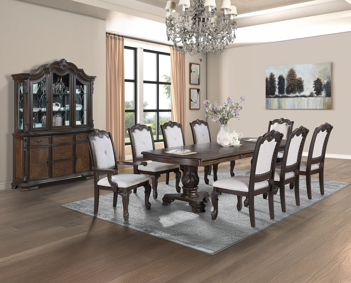 Kiera Coffee Brown China Cabinet from Crown Mark - Luna Furniture