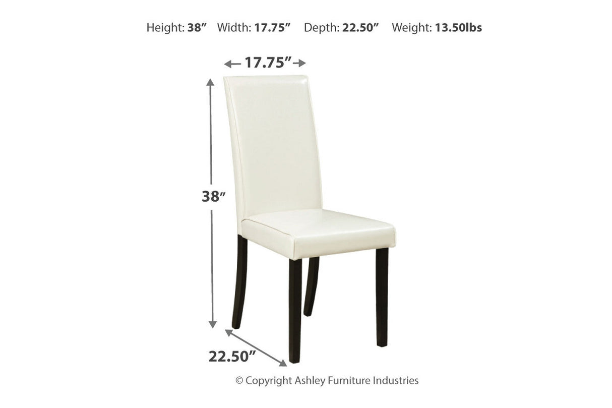 Kimonte Multi Dining Table and 4 Chairs from Ashley Furniture - Luna Furniture