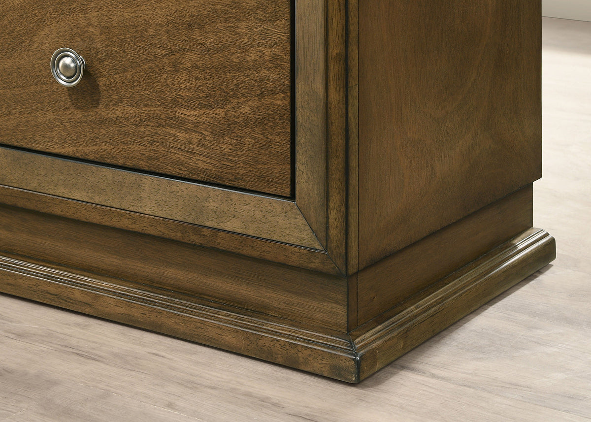 Kirkham Walnut Transitional Bedroom Set from Furniture of America - Luna Furniture