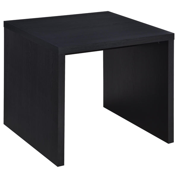 Knapp Black Square Side End Table