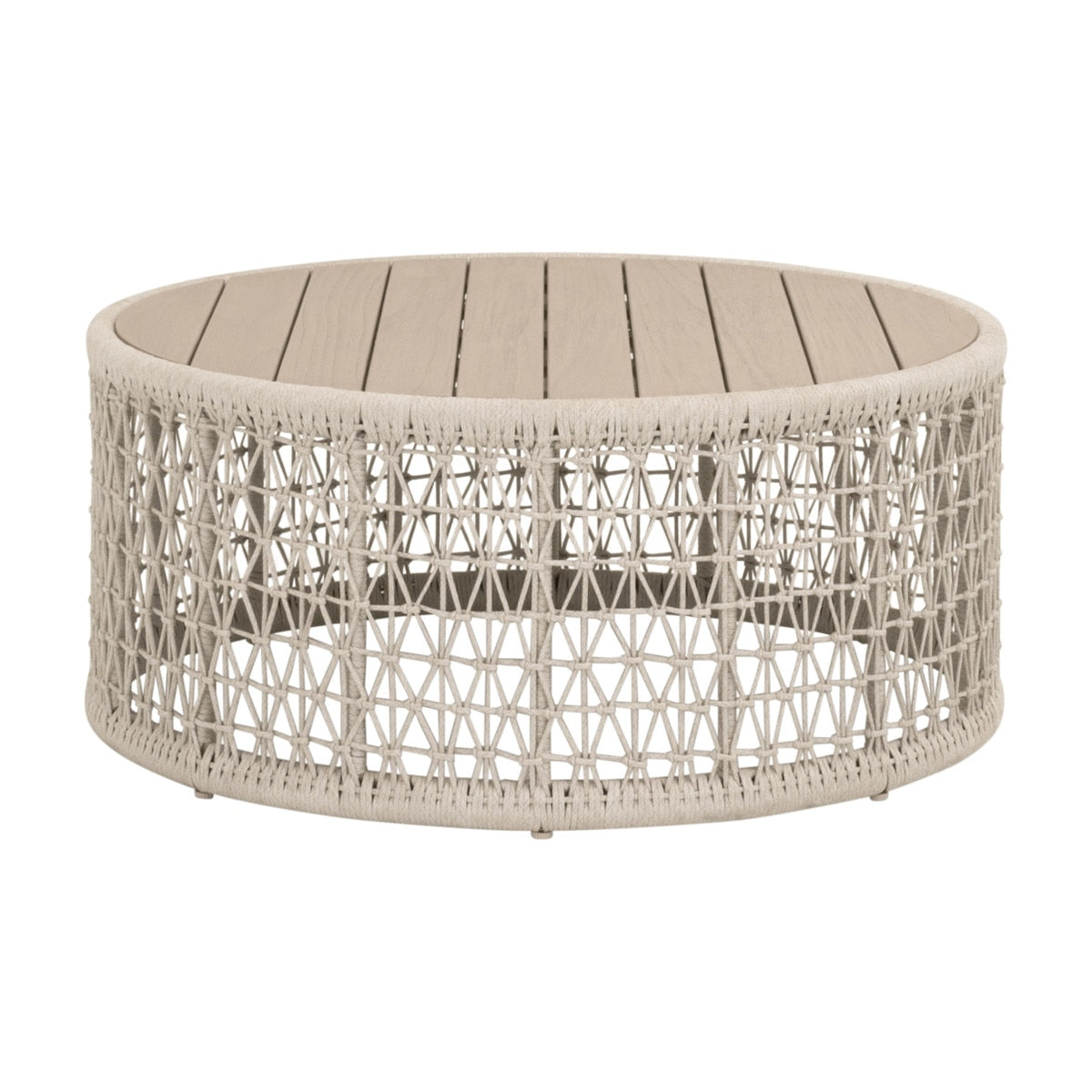 Knit Outdoor Round Coffee Table from Essentials For Living - Luna Furniture