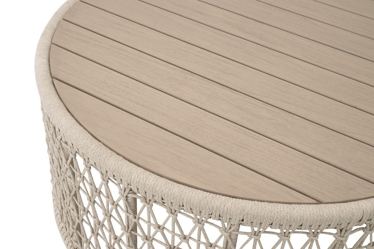 Knit Outdoor Round Coffee Table from Essentials For Living - Luna Furniture