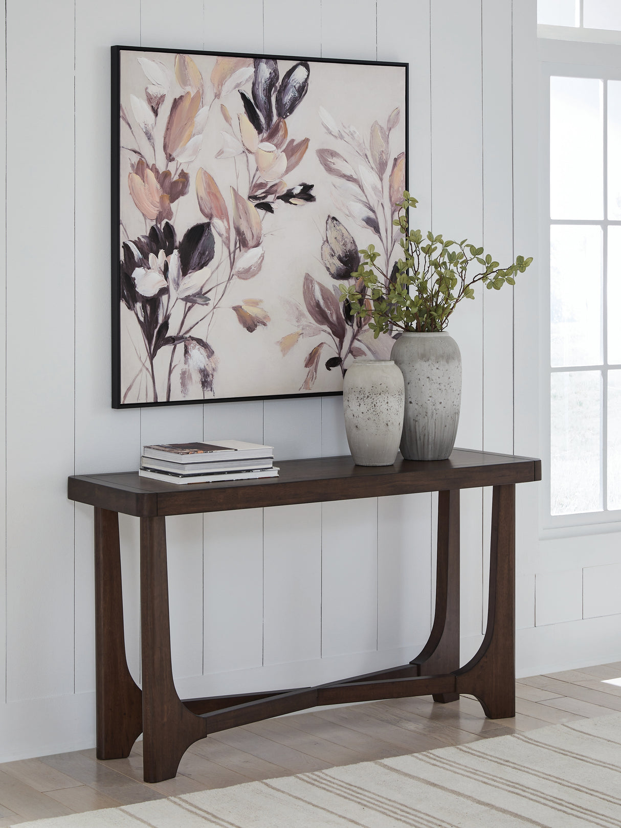 Korestone Dark Brown Sofa Table from Ashley Furniture - Luna Furniture