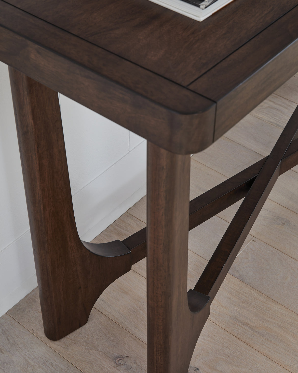 Korestone Dark Brown Sofa Table from Ashley Furniture - Luna Furniture