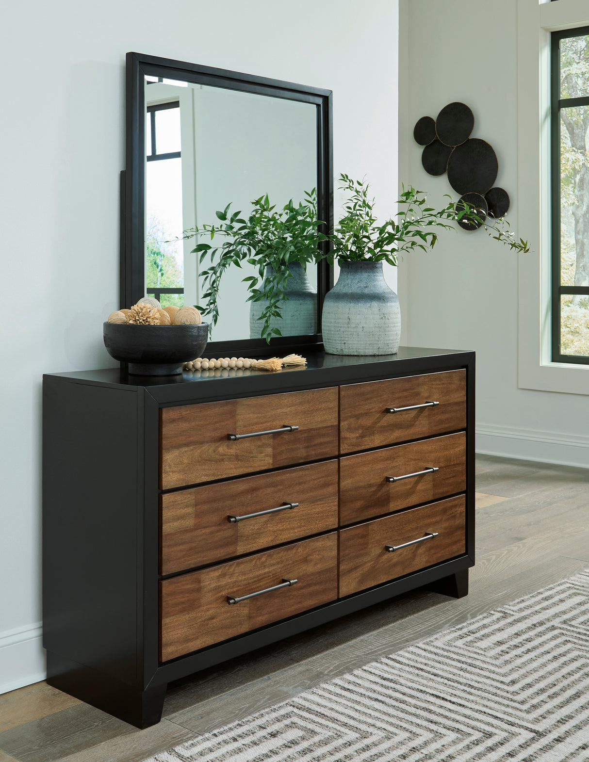 Kraeburn Brown/Black Storage Panel Bedroom Set from Ashley - Luna Furniture