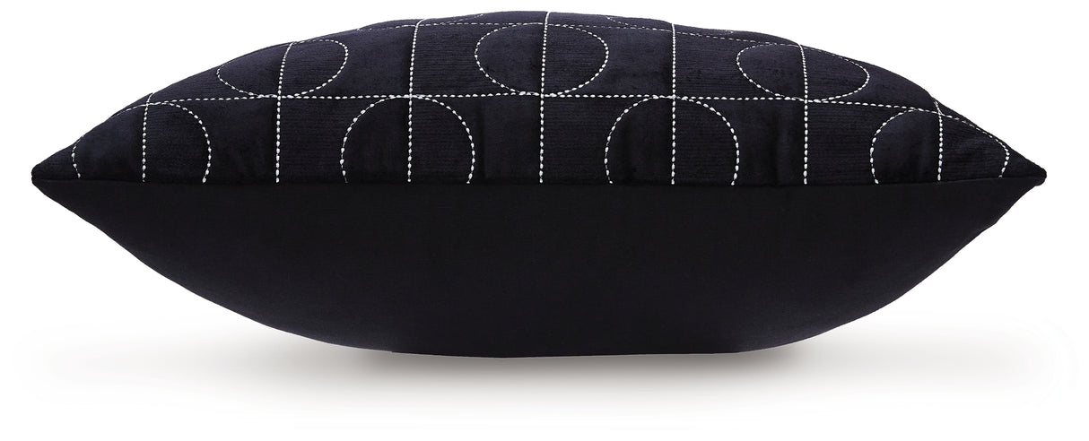 Kydner Black/Silver Finish Pillow (Set of 4) from Ashley Furniture - Luna Furniture