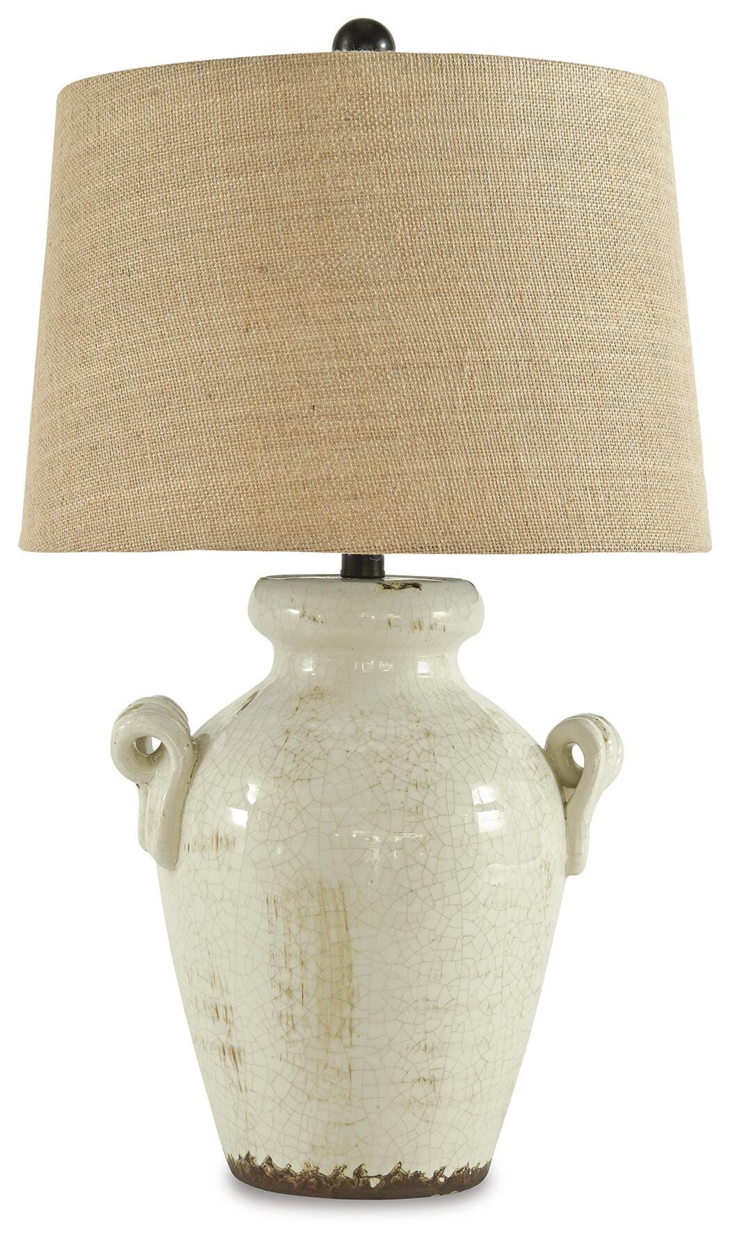 Emelda Cream Table Lamp from Ashley Furniture - Luna Furniture
