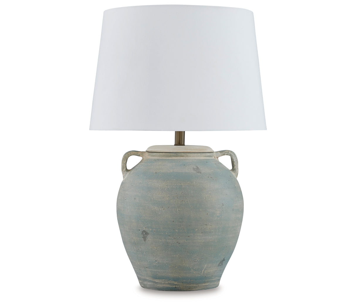 Shawburg 2-Piece Table Lamp Set in Antique Green from Ashley Furniture - Luna Furniture
