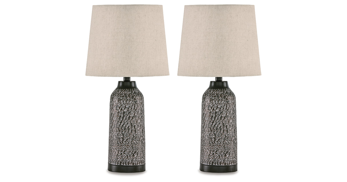 Lanson Antique Bronze Finish Table Lamp from Ashley Furniture - Luna Furniture
