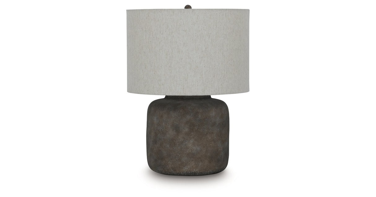 Zandophen Antique Gray Table Lamp from Ashley - Luna Furniture