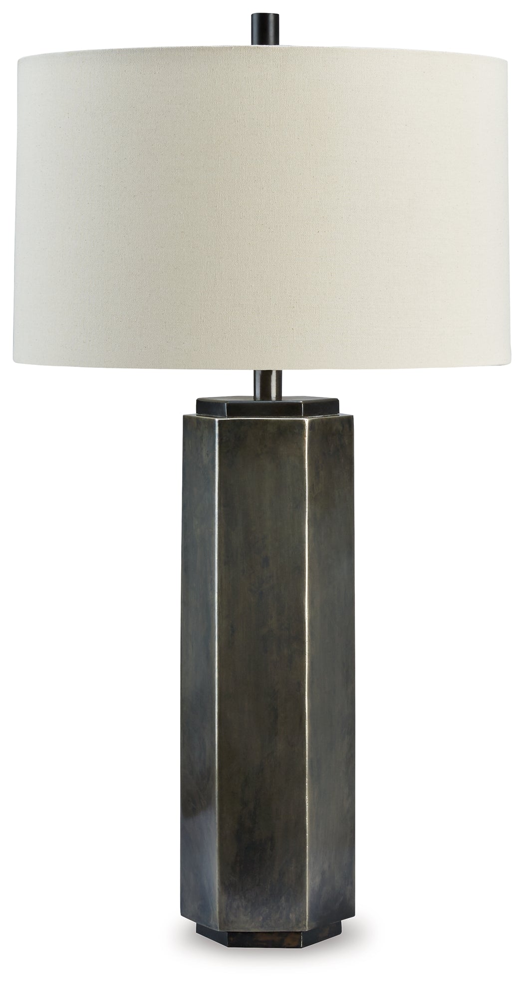 Dirkton Antique Pewter Finish Accent Lamp from Ashley - Luna Furniture
