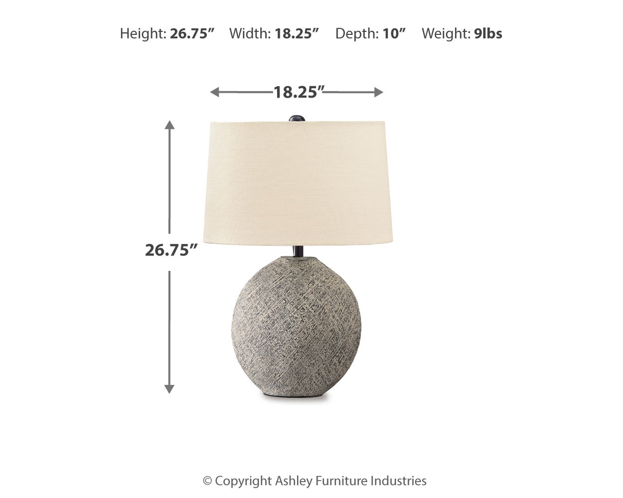 Harif Beige Table Lamp from Ashley - Luna Furniture