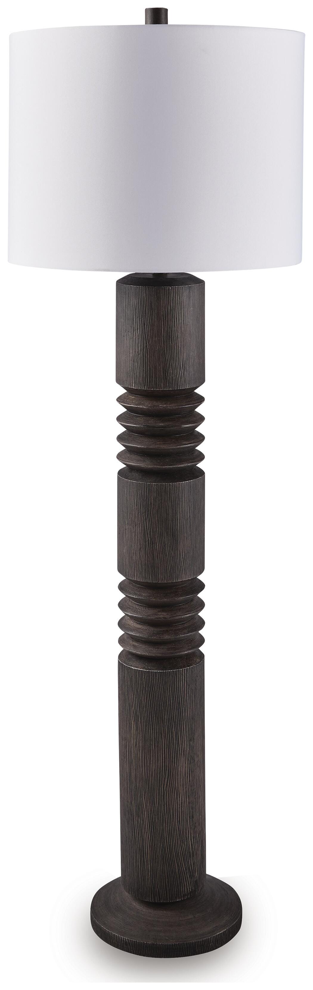 Fainwell Black Floor Lamp from Ashley Furniture - Luna Furniture