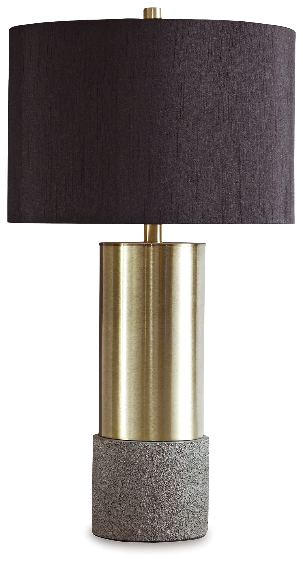 Jacek Gray/Brass Finish Table Lamp from Ashley - Luna Furniture