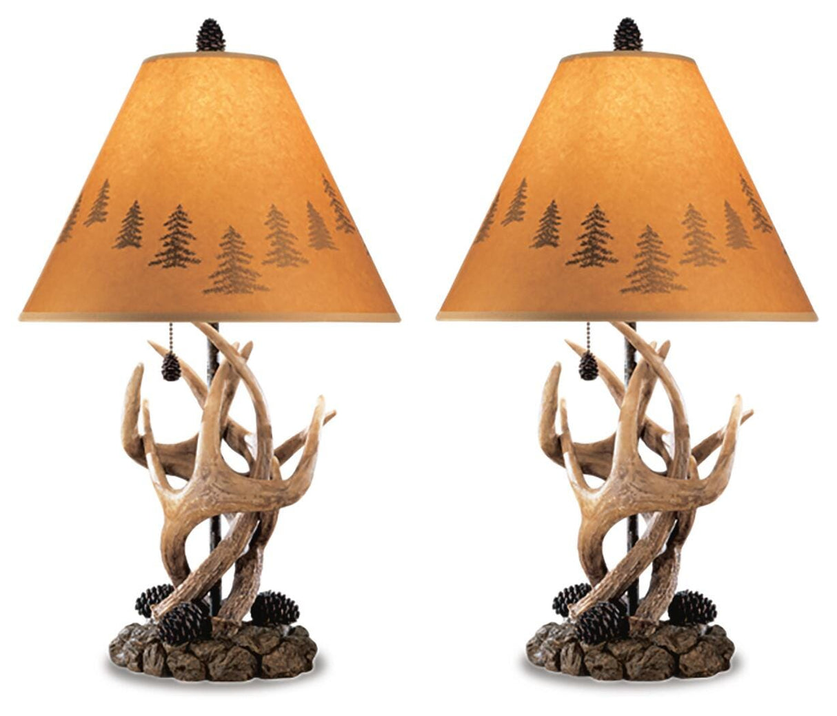 Derek Brown Table Lamp from Ashley - Luna Furniture