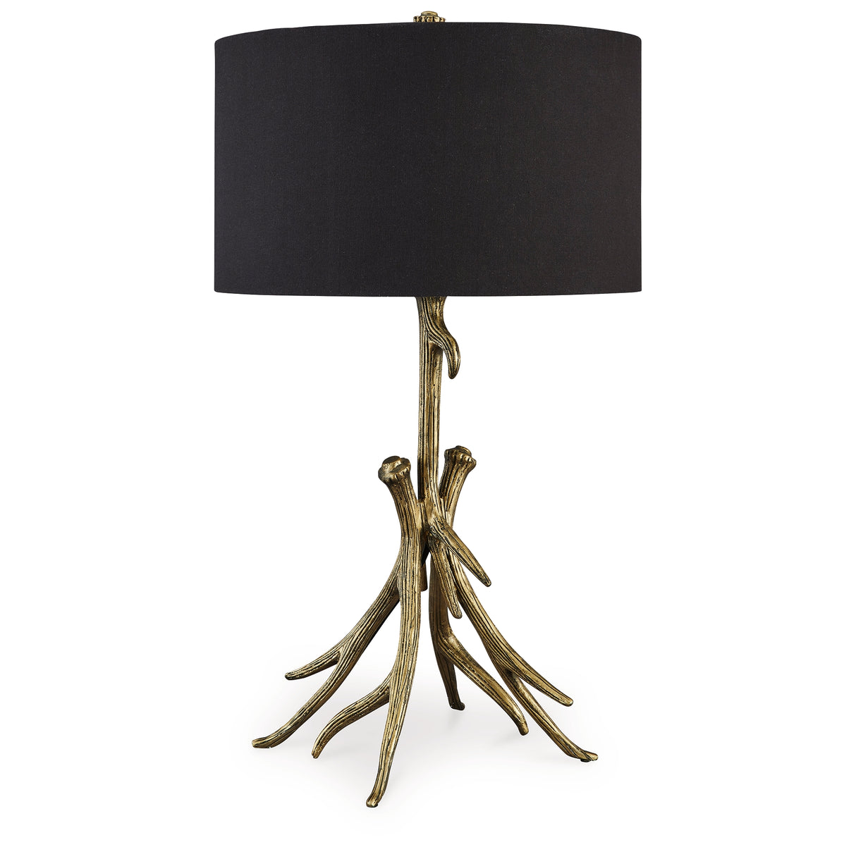 Josney Antique Gold Finish Table Lamp from Ashley - Luna Furniture