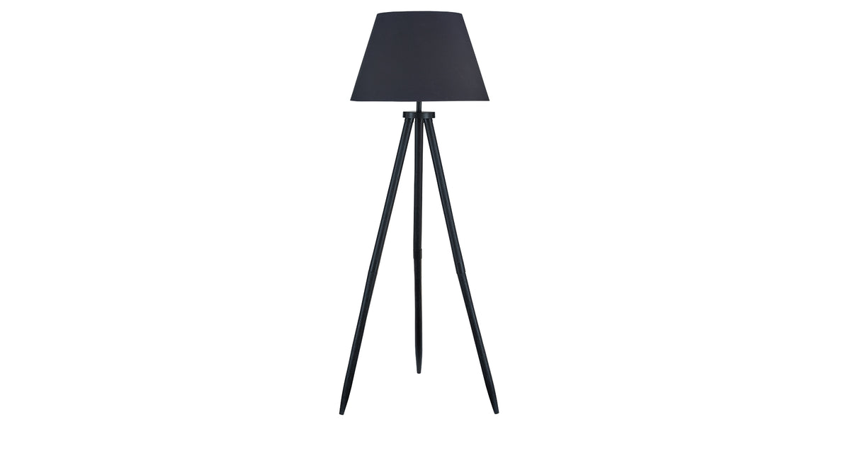 Orhan Black Floor Lamp from Ashley Furniture - Luna Furniture