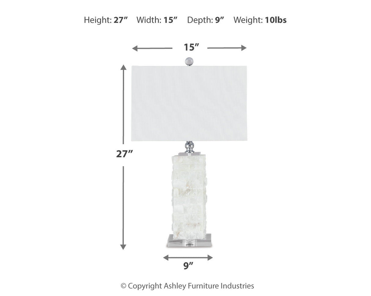Malise White Table Lamp from Ashley - Luna Furniture