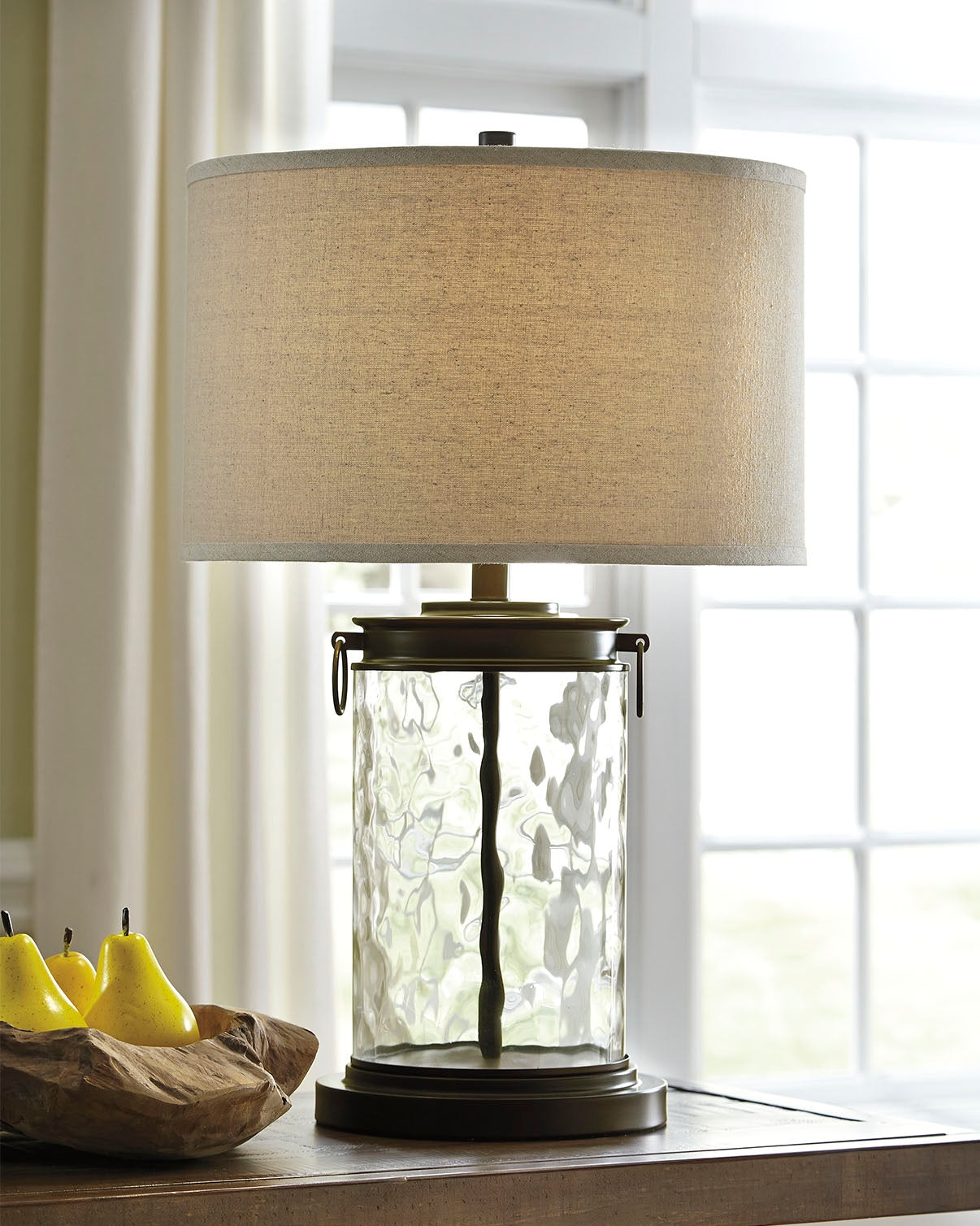 Tailynn Clear/Bronze Finish Table Lamp from Ashley - Luna Furniture
