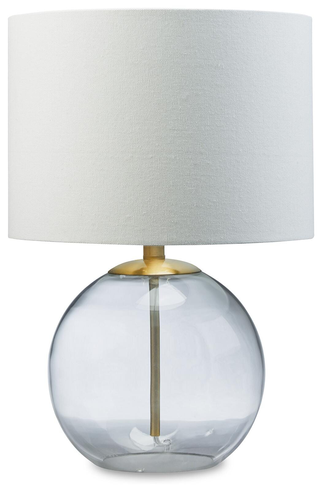 Samder Clear/Brass Finish Table Lamp from Ashley Furniture - Luna Furniture
