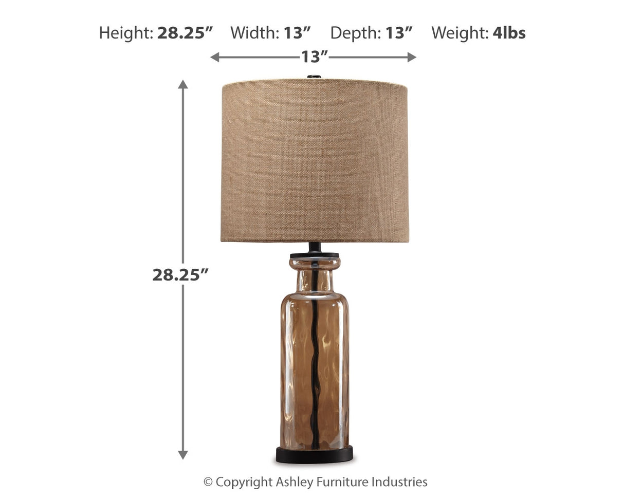 Laurentia Champagne Table Lamp from Ashley - Luna Furniture
