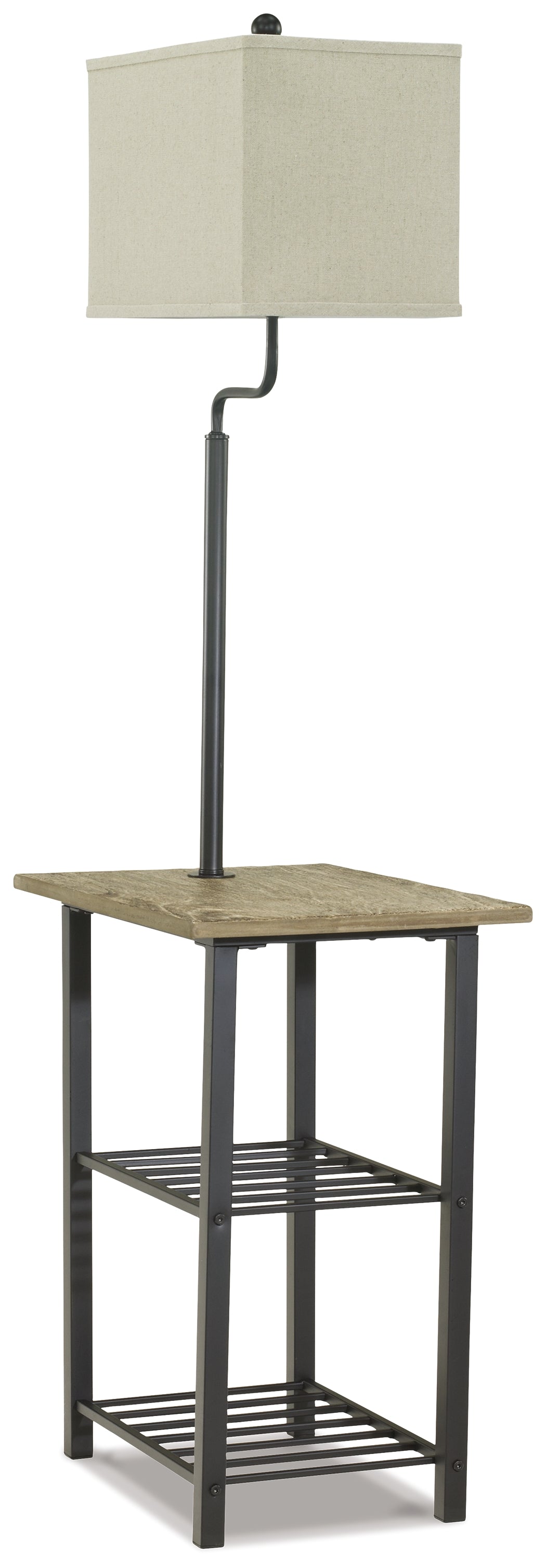 Shianne Black Floor Lamp from Ashley - Luna Furniture