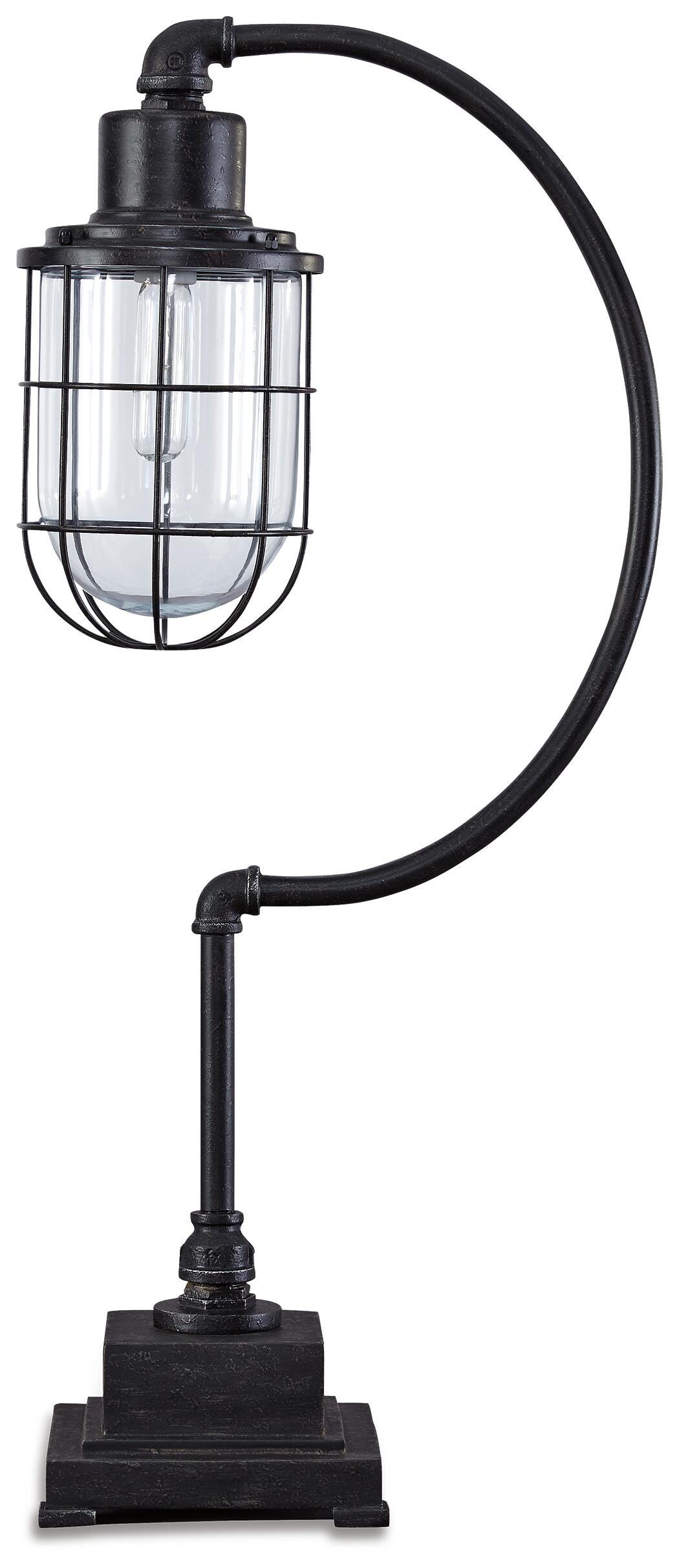 Jae Antique Black Desk Lamp from Ashley - Luna Furniture