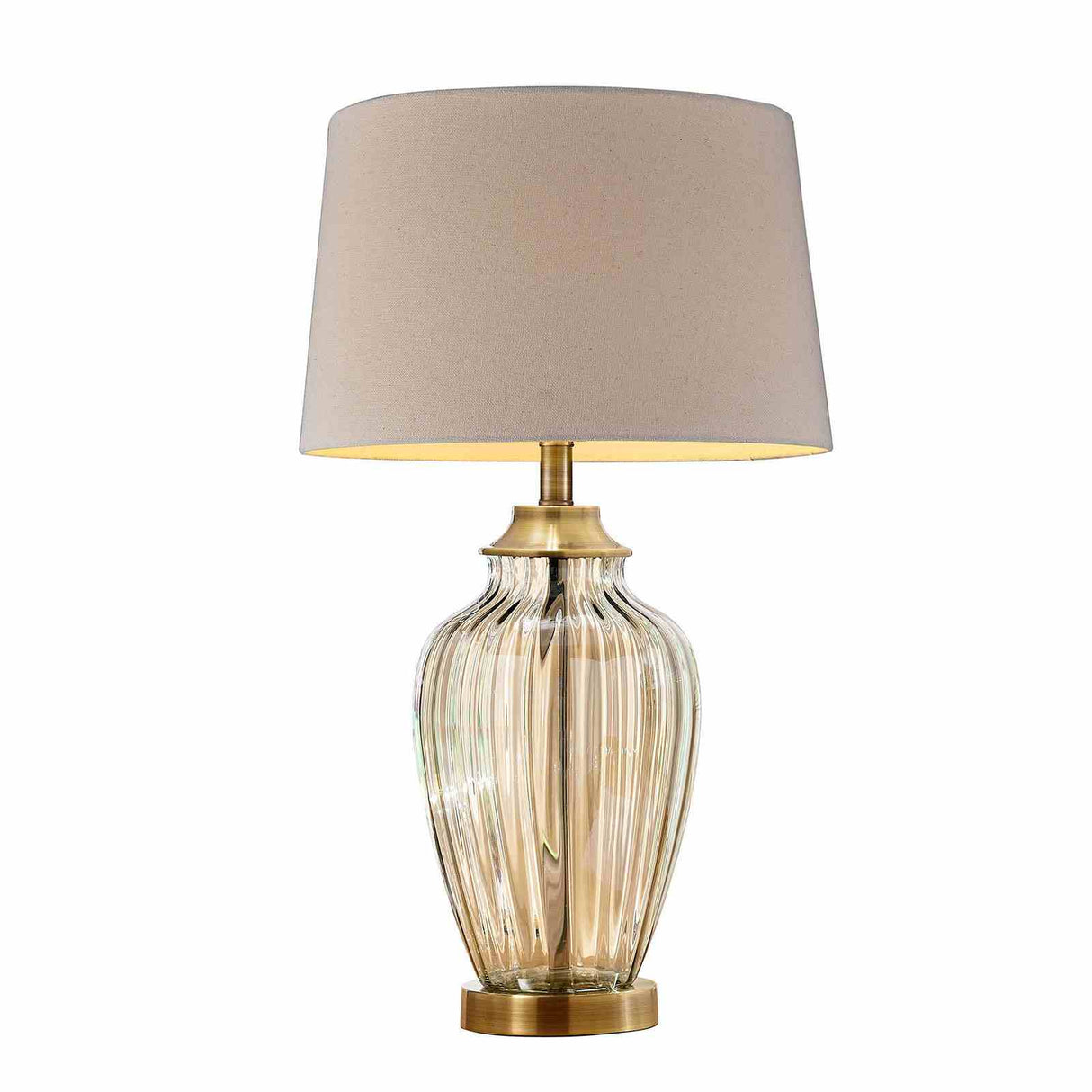 Lee Gold/Clear Table Lamp from Furniture of America - Luna Furniture