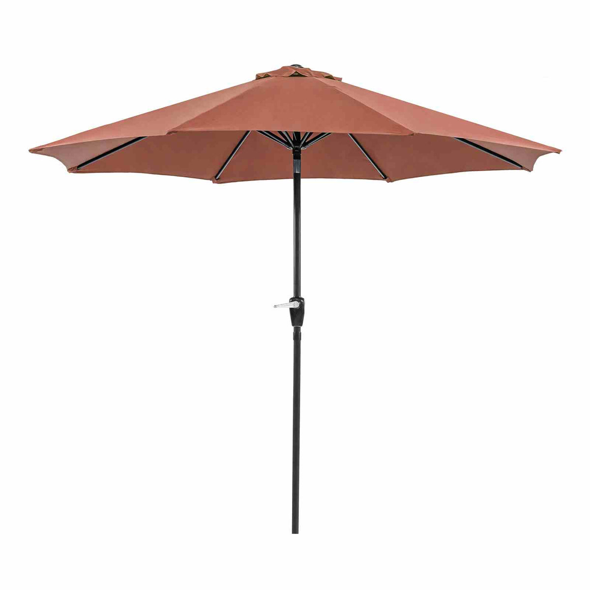 Soli Burgundy 9' Outdoor Umbrella w/ Auto Tilt + 21" Round Base from Furniture of America - Luna Furniture