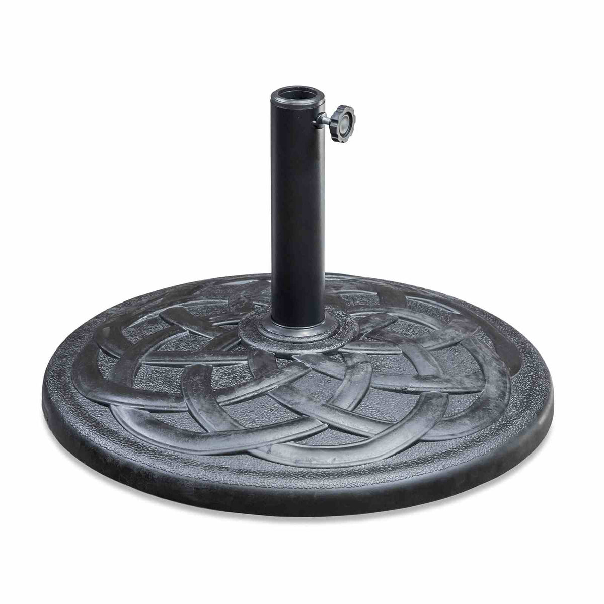 Duro Black Round Umbrella Base from Furniture of America - Luna Furniture