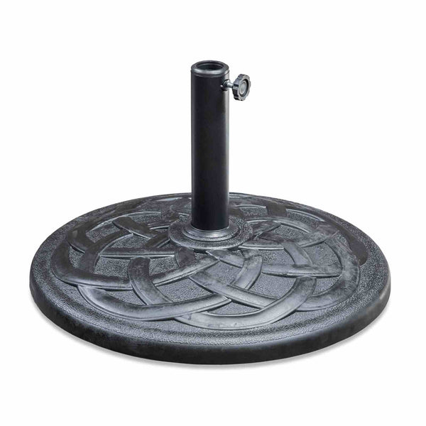 Duro Black Round Umbrella Base