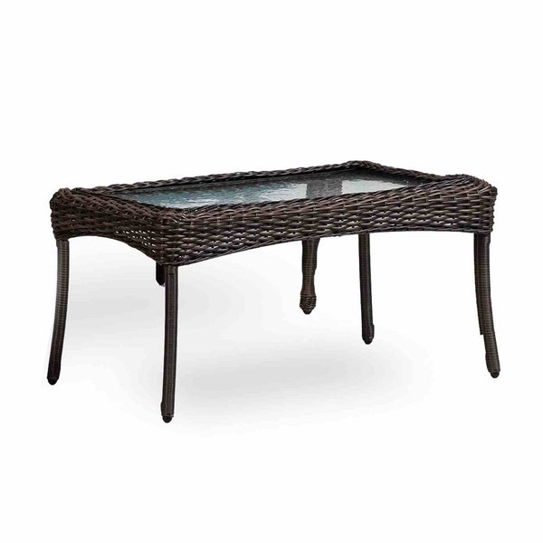 Oliveri Brown Wicker Coffee Table