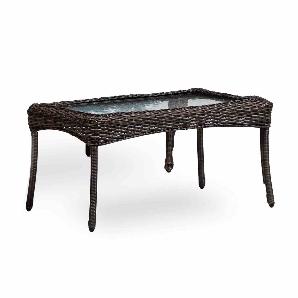 Oliveri Brown Wicker Coffee Table from Furniture of America - Luna Furniture