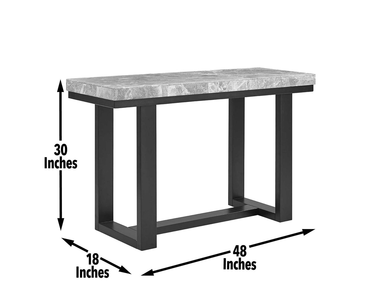 Artemis Gray Marble Top Sofa Table from Steve Silver - Luna Furniture