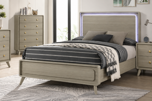 Rainier Gray Queen Bed