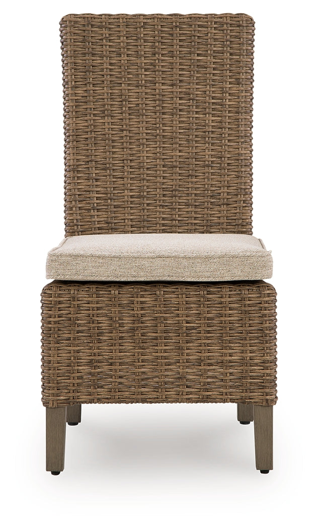 Laguna Heights Beige Side Chair with Cushion (Set of 2) from Ashley Furniture - Luna Furniture