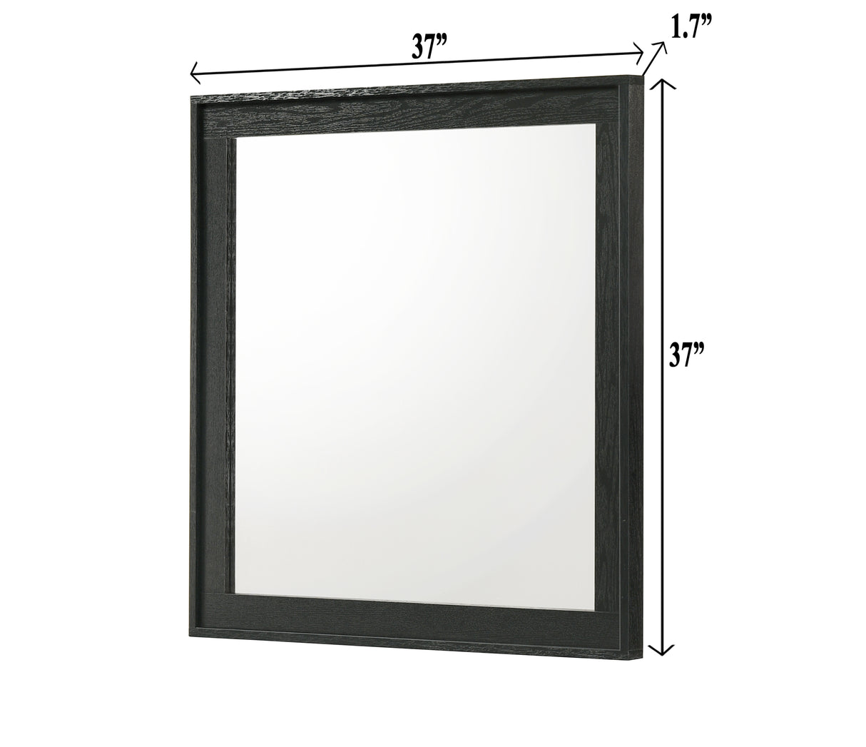 Lamar Black Bedroom Mirror (Mirror Only) from Crown Mark - Luna Furniture