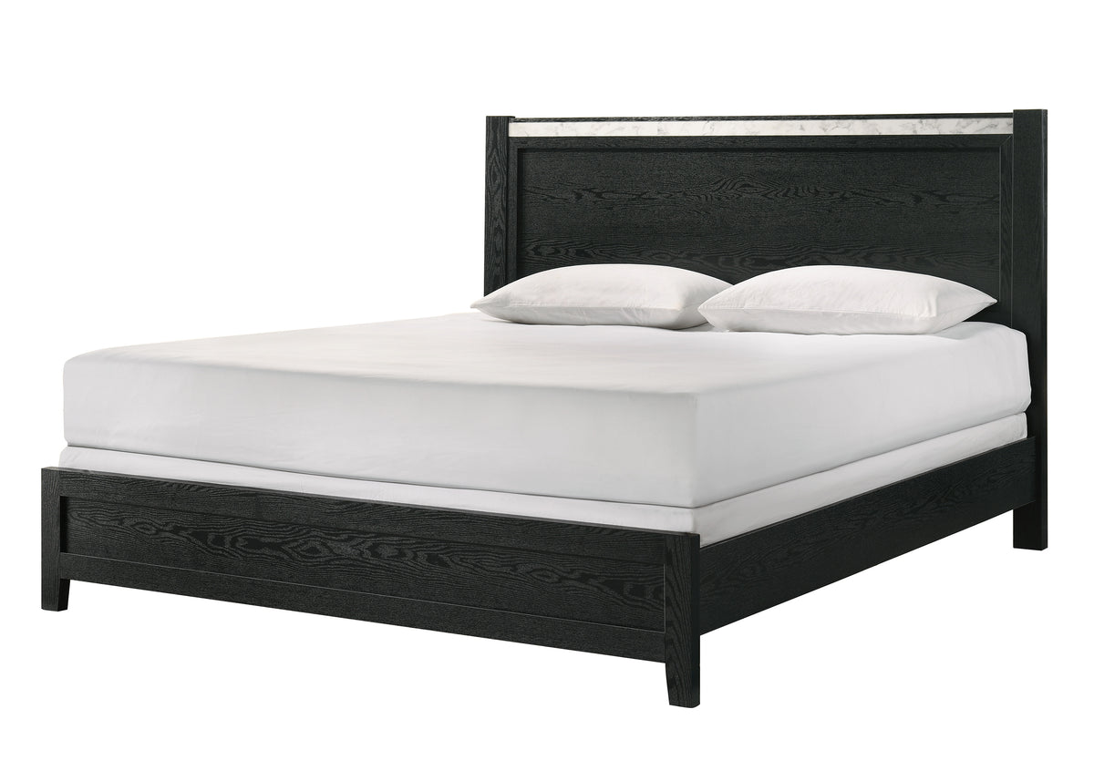 Lamar Black Queen Bed from Crown Mark - Luna Furniture