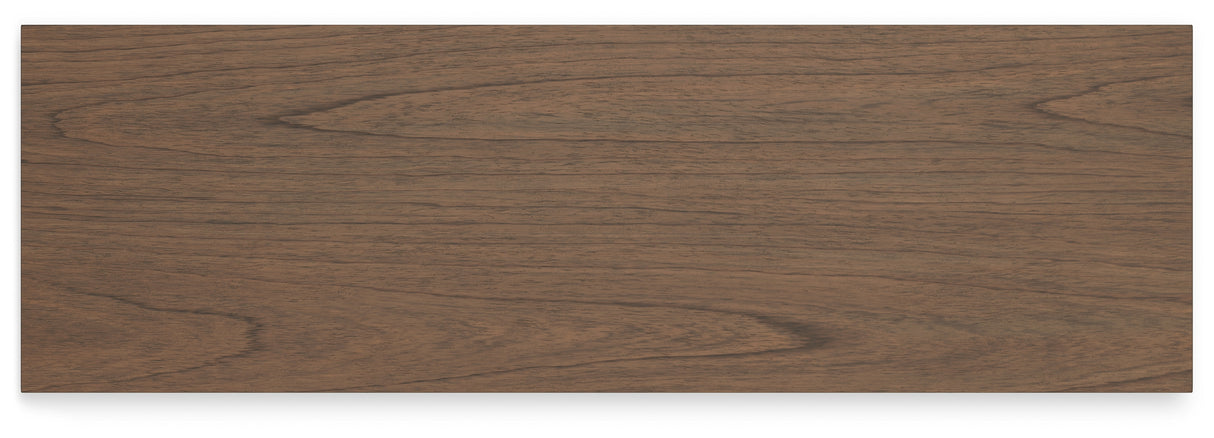 Landocken Queen Panel Bed with Dresser in Brown/Blue from Ashley Furniture - Luna Furniture