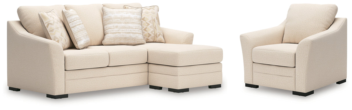 Lango Jute Sofa Chaise and Chair from Ashley - Luna Furniture