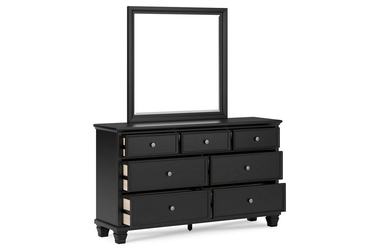 Lanolee Black Panel Bedroom Set from Ashley - Luna Furniture
