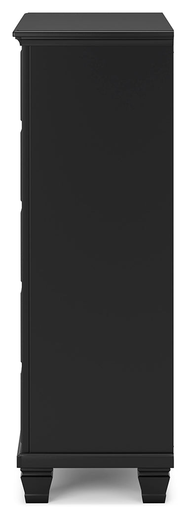 Lanolee California King Panel Bed, Dresser, Chest and 2 Nightstands from Ashley Furniture - Luna Furniture