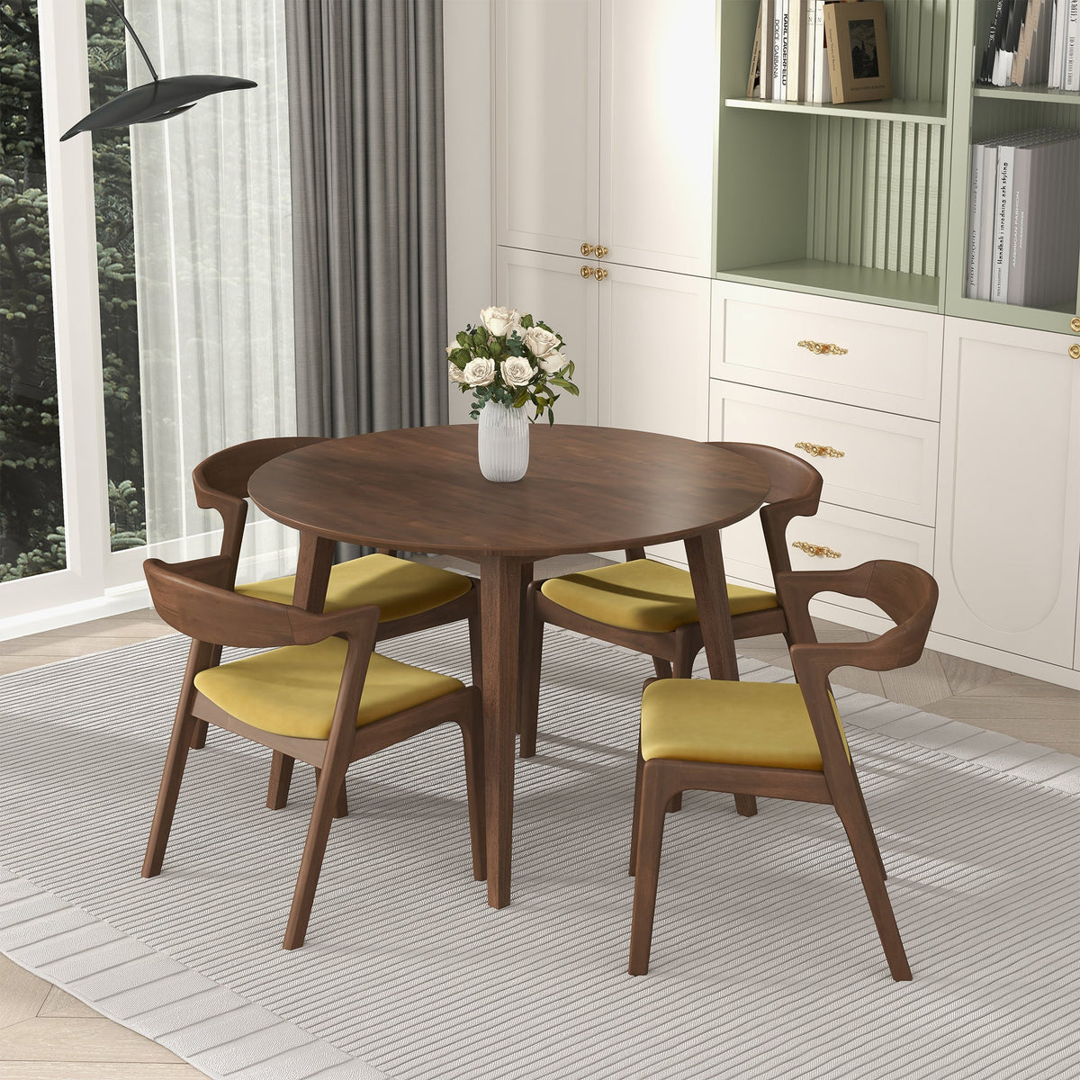 Lara Walnut Dining Table from Ashcroft Furniture - Luna Furniture