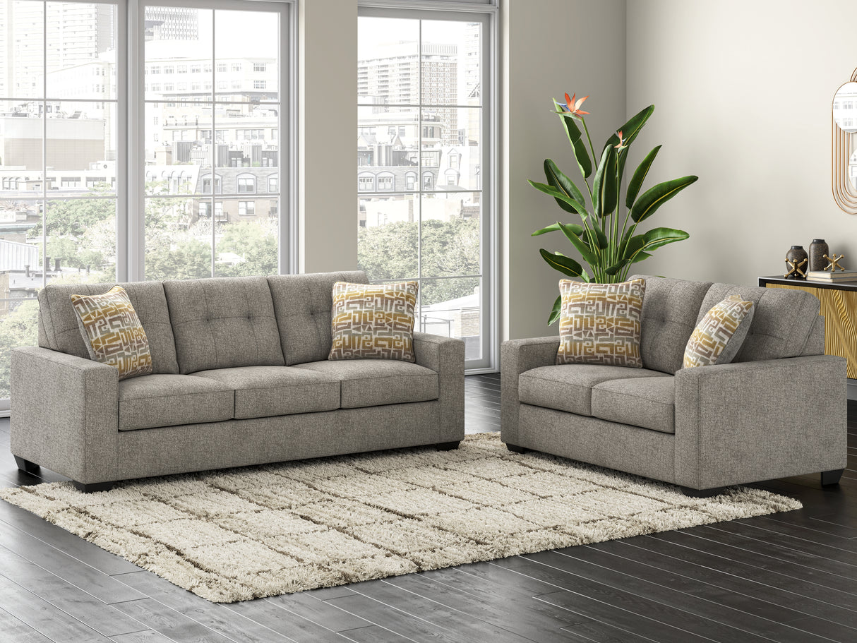 Larimer Iron Sofa and Loveseat from Ashley - Luna Furniture