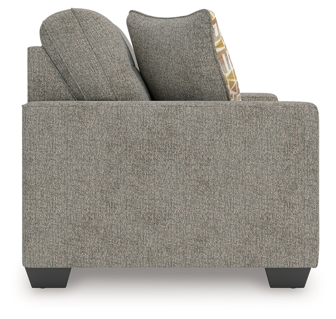 Larimer Iron Loveseat from Ashley Furniture - Luna Furniture
