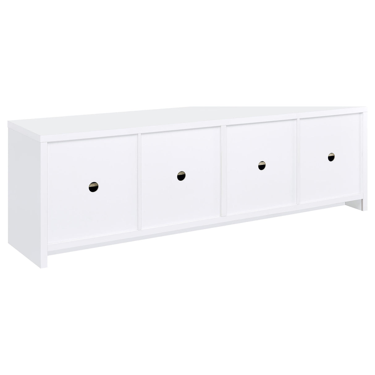Laughlin White 3-Piece Entertainment Center TV Stand from Coaster - Luna Furniture