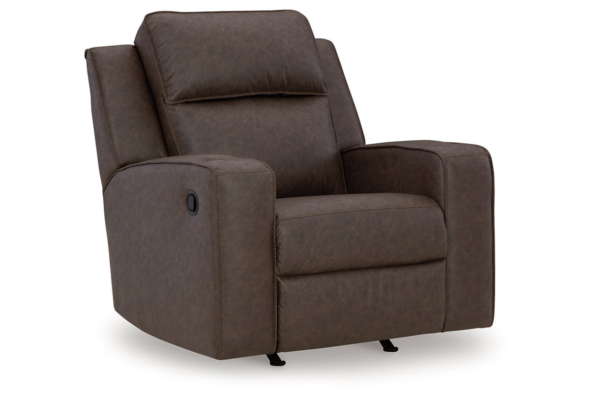 Lavenhorne Umber Reclining Sofa, Loveseat and Recliner from Ashley - Luna Furniture