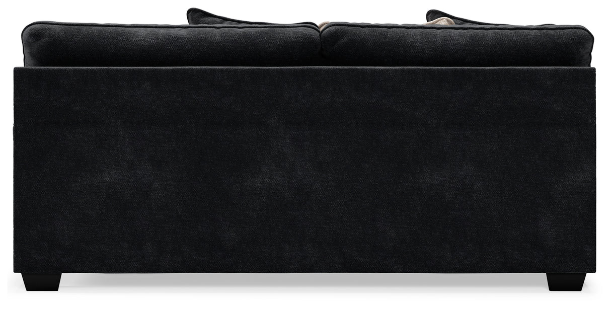 Lavernett Charcoal 5-Piece Sectional and Ottoman from Ashley Furniture - Luna Furniture