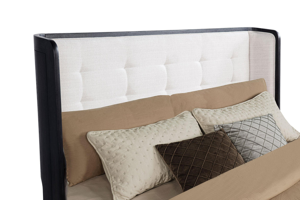 Leandro Burnished Black 4-Piece California King Bedroom Set from Coaster - Luna Furniture