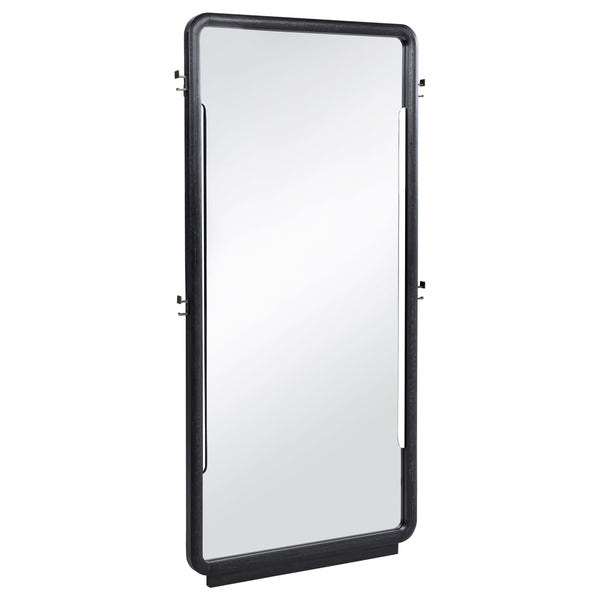 Leandro Burnished Black Full Length Floor Mirror